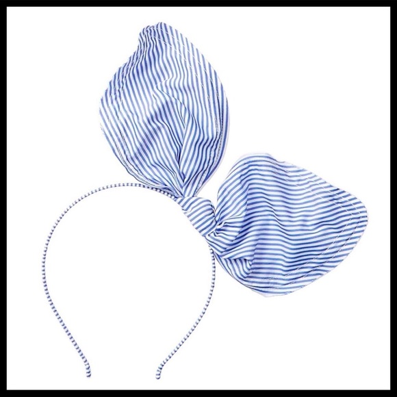 J.CREW CREWCUTS STRIPED BOW HEADBAND - Picture 5 of 5